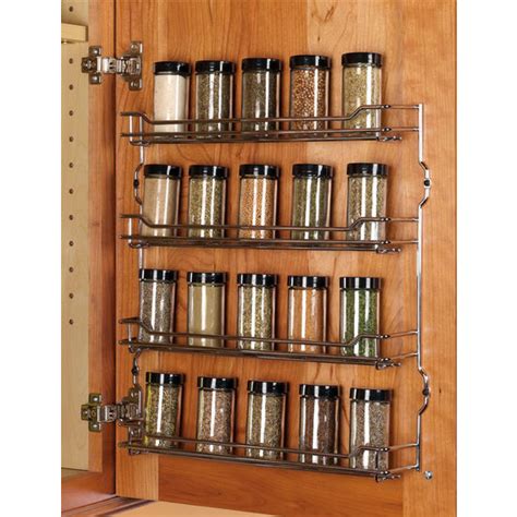 hafele kitchen cabinet door mounted steel wire spice racks|upper cabinet spice pull out.